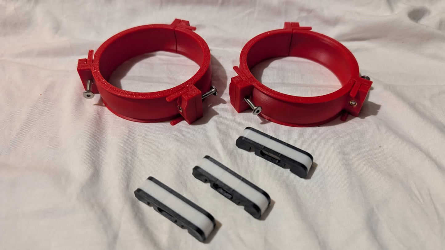 2wd 1/10 tyre gluing jigs 3 peice for fusions and cut staggers